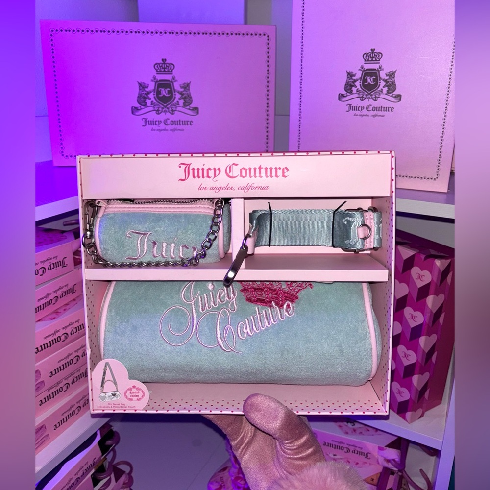 Juicy Couture Mint Green Belt Set